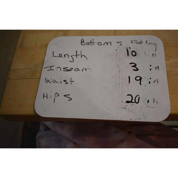 Juniors Mudd Custom Bleach Dye Short Shorts Size 17 - Picture 5 of 5